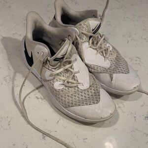 Nike White Volleyball Mesh Sneakers